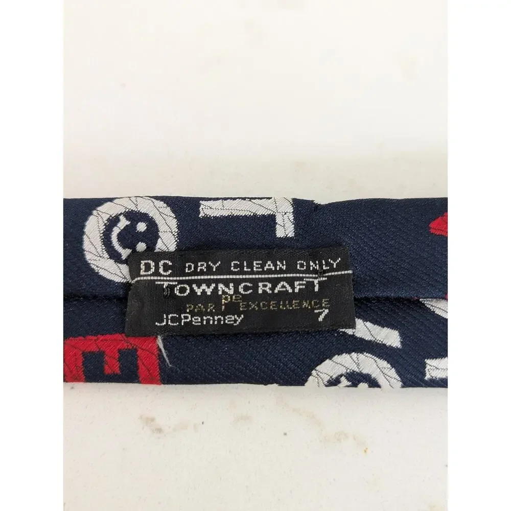 Vtg. VOTE Necktie 1970's Towncraft JCPENNEY John Glenn 